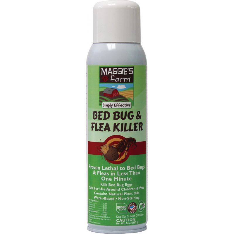 Maggie&#039;s Farm Bedbug &amp; Flea Killer 14 Oz., Aerosol Spray