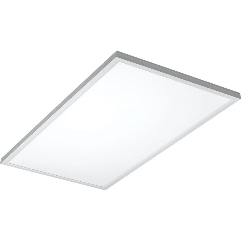 Metalux LED Flat Panel Ceiling Light Fixture White