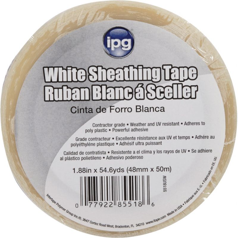 IPG Sheathing Tape 1.89 In. X 55 Yds., White