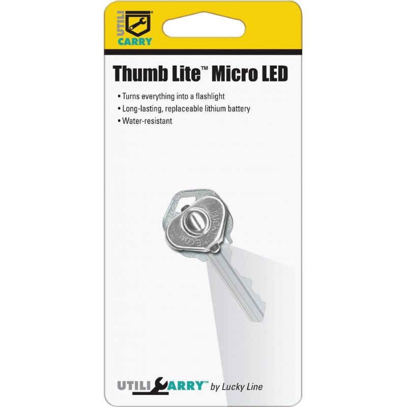 Lucky Line Utilicarry Thumb Lite Key Light Silver