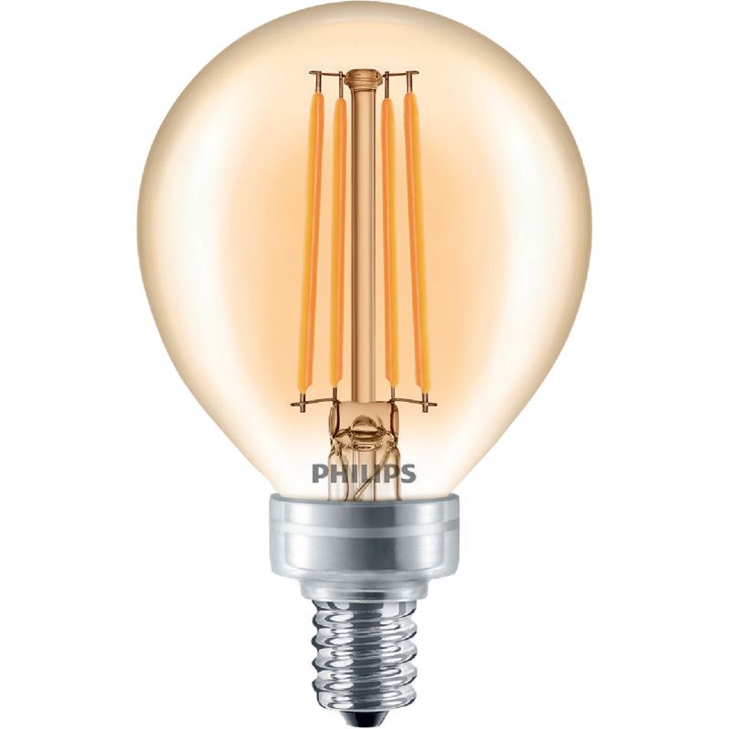 Philips Vintage Edison G16.5 Candelabra LED Decorative Light Bulb