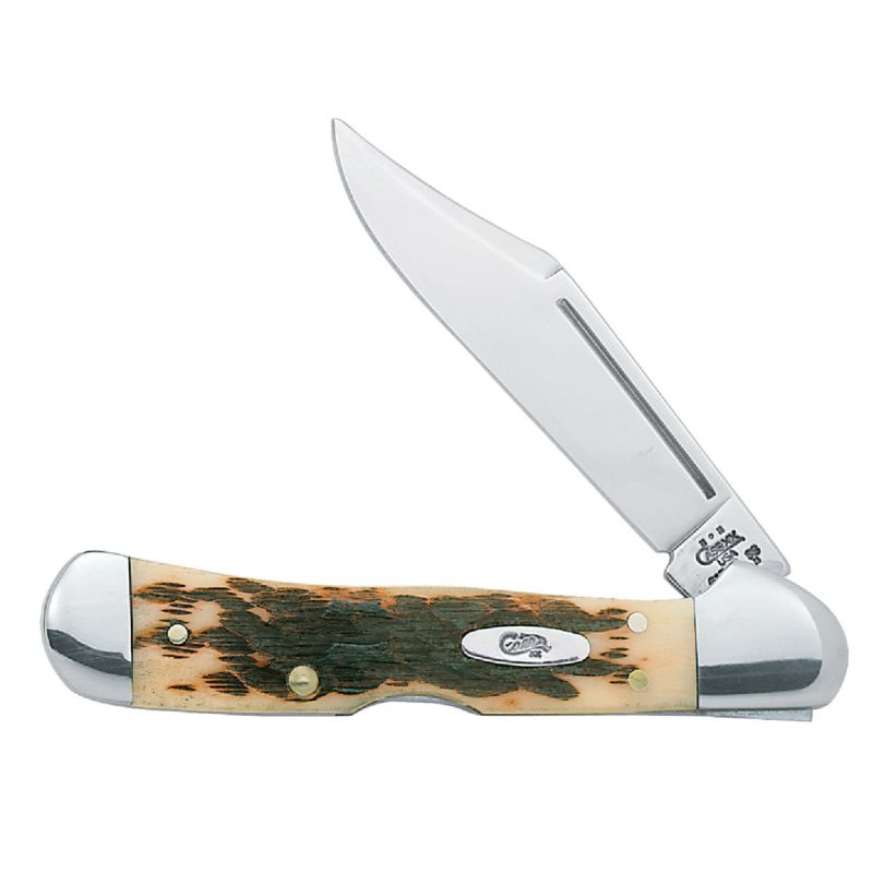Case Mini Copperlock Folding Knife Brown, 2-1/8 In.