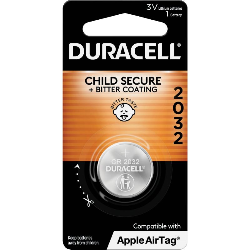 Duracell 2032 Lithium Coin Cell Battery 225 MAh