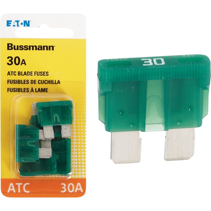 Bussmann ATC Blade Automotive Fuse Green, 30A