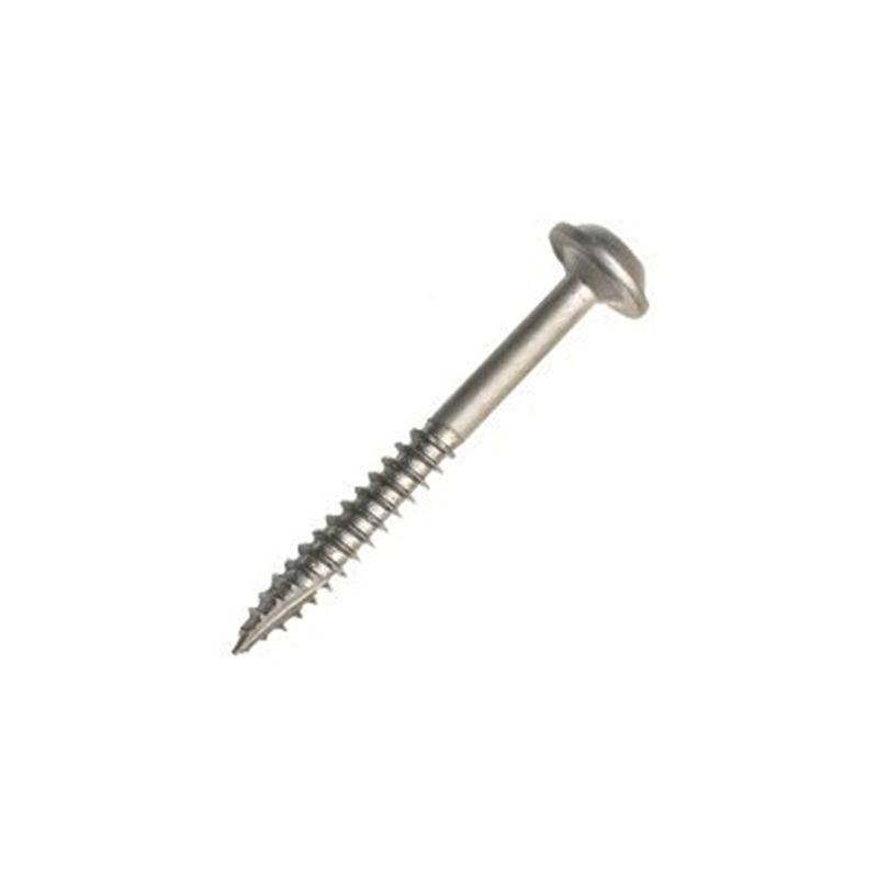 Kreg SML-C2-250 Pocket-Hole Screw, #8 Thread, 2 in L, Coarse Thread, Maxi-Loc Head, Square Drive, Carbon Steel, Zinc, 250/PK