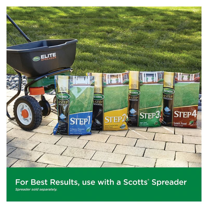 Scotts 33160 Crabgrass Preventer Lawn Food Bag, Granular, 28-0-7 N-P-K Ratio Yellow