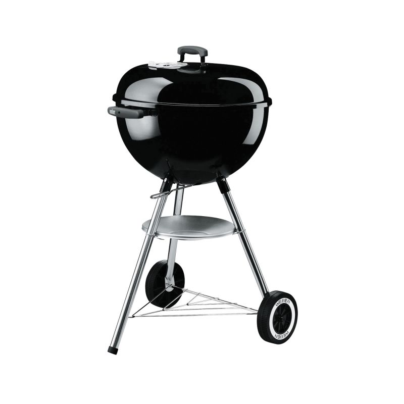 Weber Original Kettle 441001 Charcoal Grill, 240 sq-in Primary Cooking Surface, Black Black