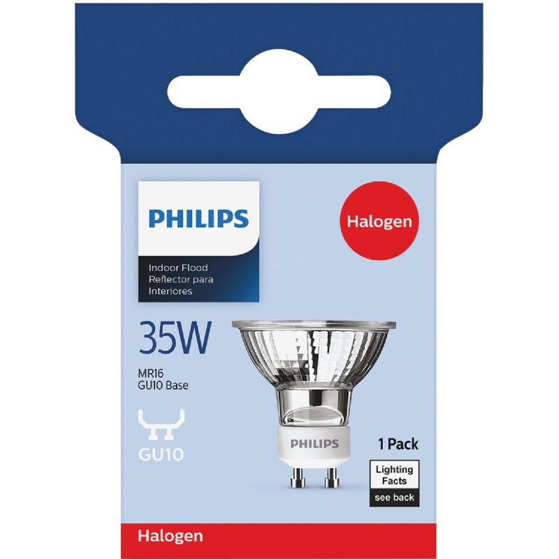 tweedehands Zilver Vlak Buy Philips GU10 Base MR16 Halogen Floodlight Light Bulb