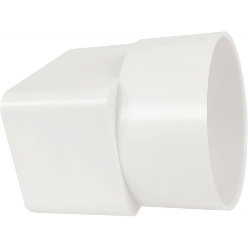 IPEX Canplas Styrene Downspout Adapter White