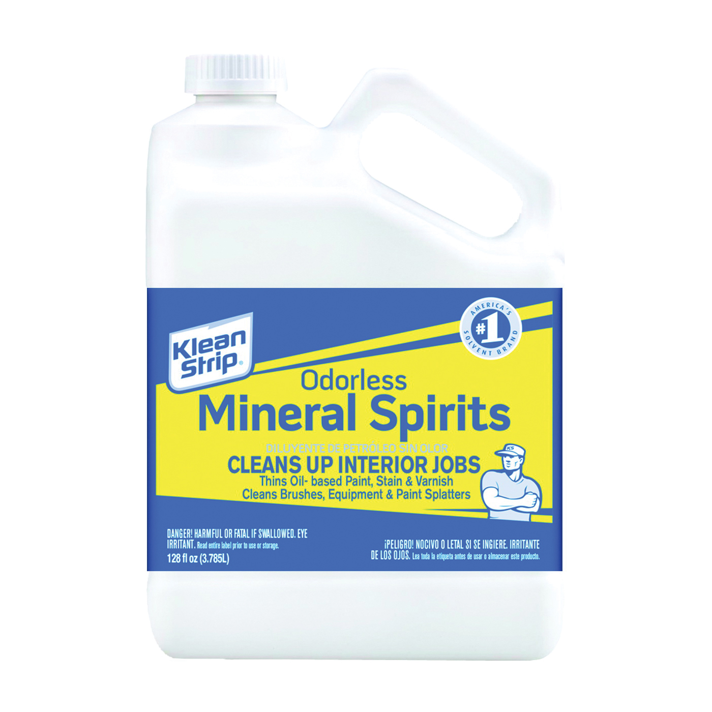 Klean-Strip Mineral Spirits Paint Thinner 128 oz GKPT94400CB