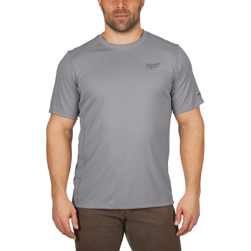 Milwaukee Workskin Lightweight Performance T-Shirt L, Gray