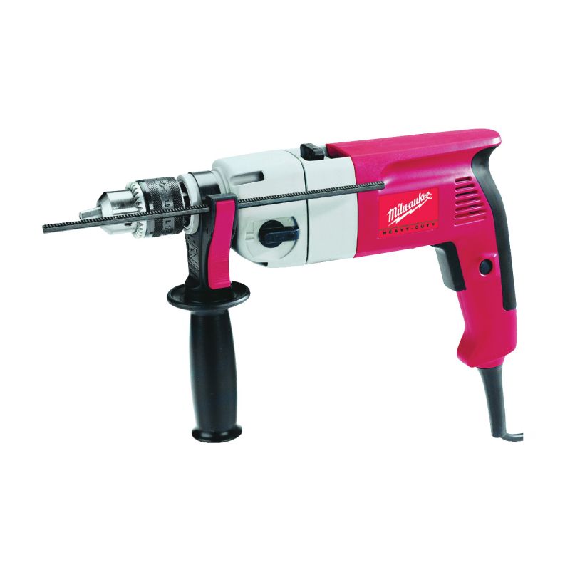 Milwaukee 5378-20 Hammer Drill, 7.5 A, Keyed Chuck, 1/2 in Chuck, 0 to 2500 rpm Speed