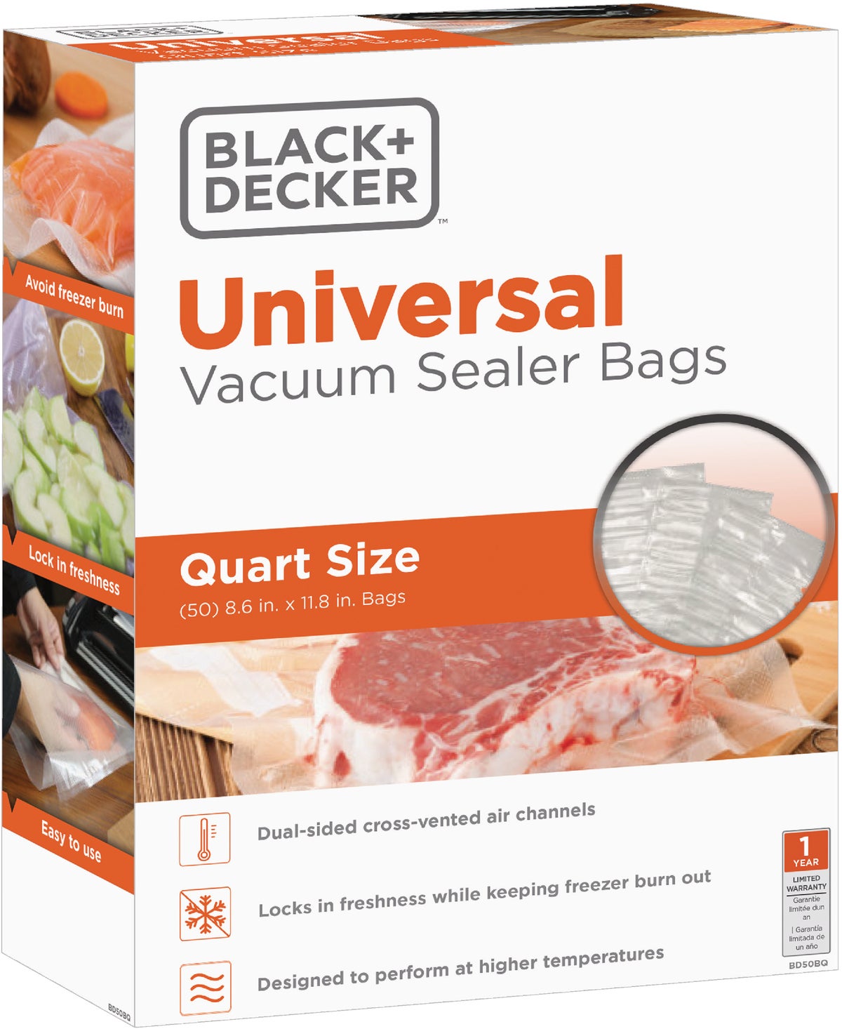 Buy Black + Decker Vacuum Sealer Bag 1 Qt.