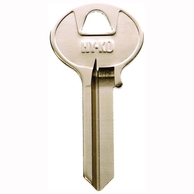 Hy-Ko 11010CO105 Key Blank, Brass, Nickel, For: Corbin Russwin Cabinet, House Locks and Padlocks