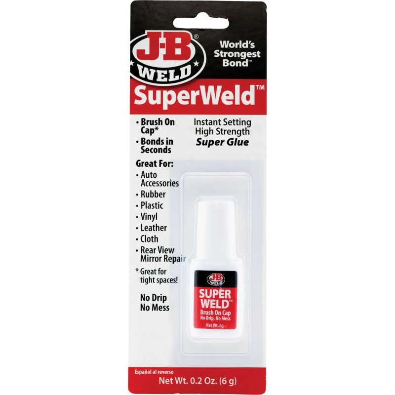 J-B Weld SuperWeld Super Glue 0.2 Oz.