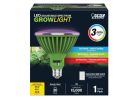 Feit Electric PAR38ADJGRW/LED/HDRP Spectrum Grow Light 0.28 A, 120 VAC, 30 W, LED Lamp, 2300 Lumens