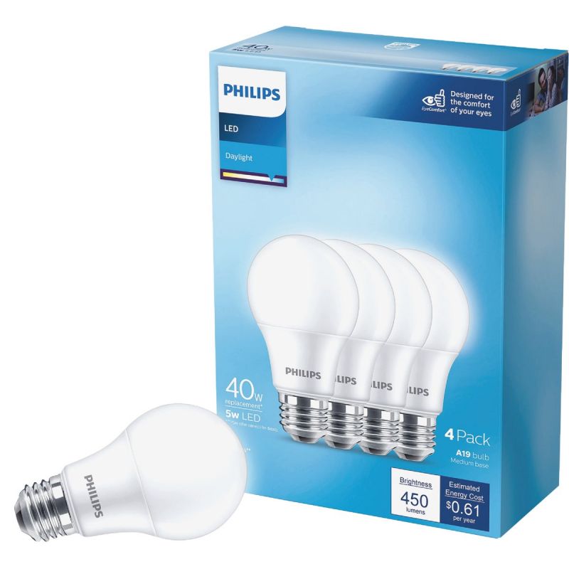 Philips Medium LED A19 Light Bulb