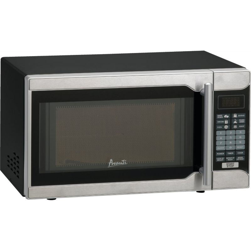 Avanti 0.7 Cu. Ft. Black Countertop Microwave 0.7 Cu. Ft., Stainless Steel