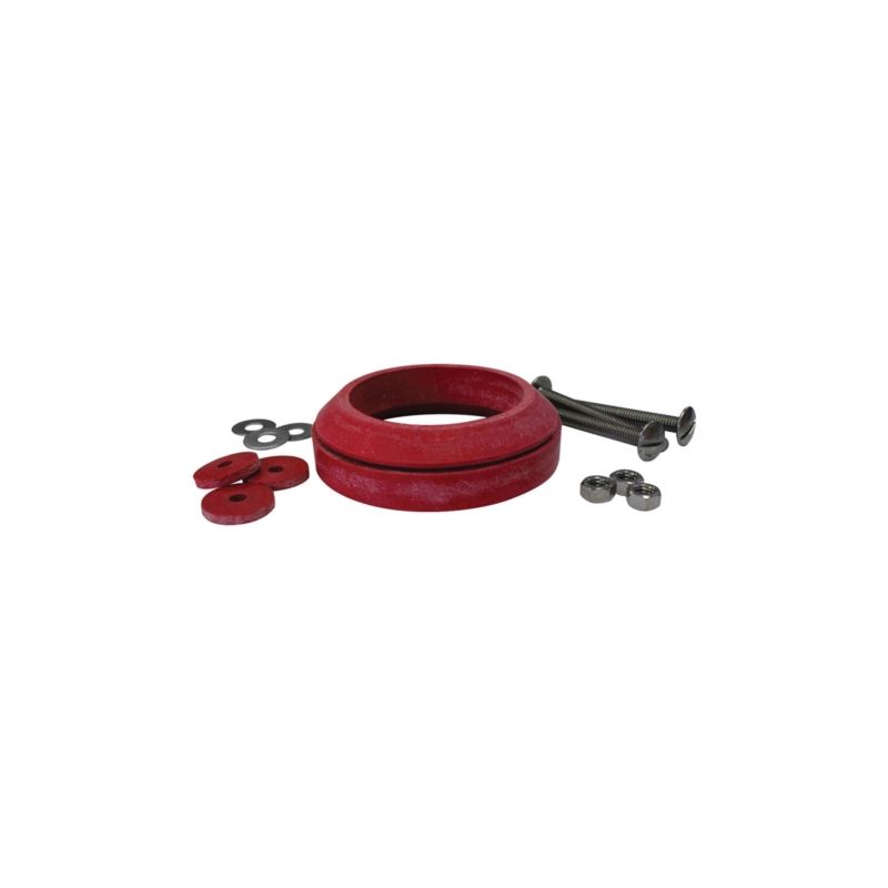 Korky 481BP Tank-to-Bowl Gasket, 3 in ID x 4-1/4 in OD Dia, Sponge Rubber, Red, For: 3 in 2-Piece Toilet Tanks Red