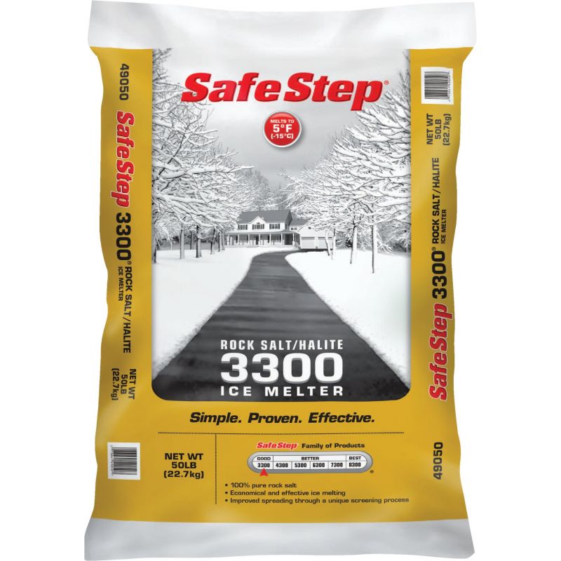 Safe Step 3300 Rock Salt/Halite Ice Melt