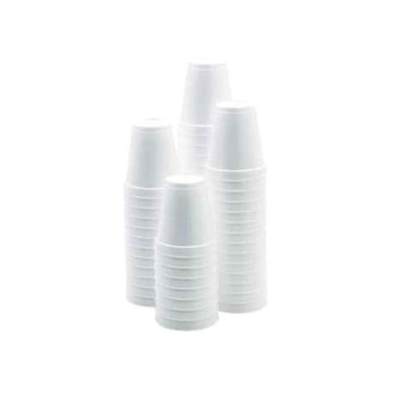 Atlantic ASG00003 D751 Disposable Cup, 185 mL Cup, Foam, White White