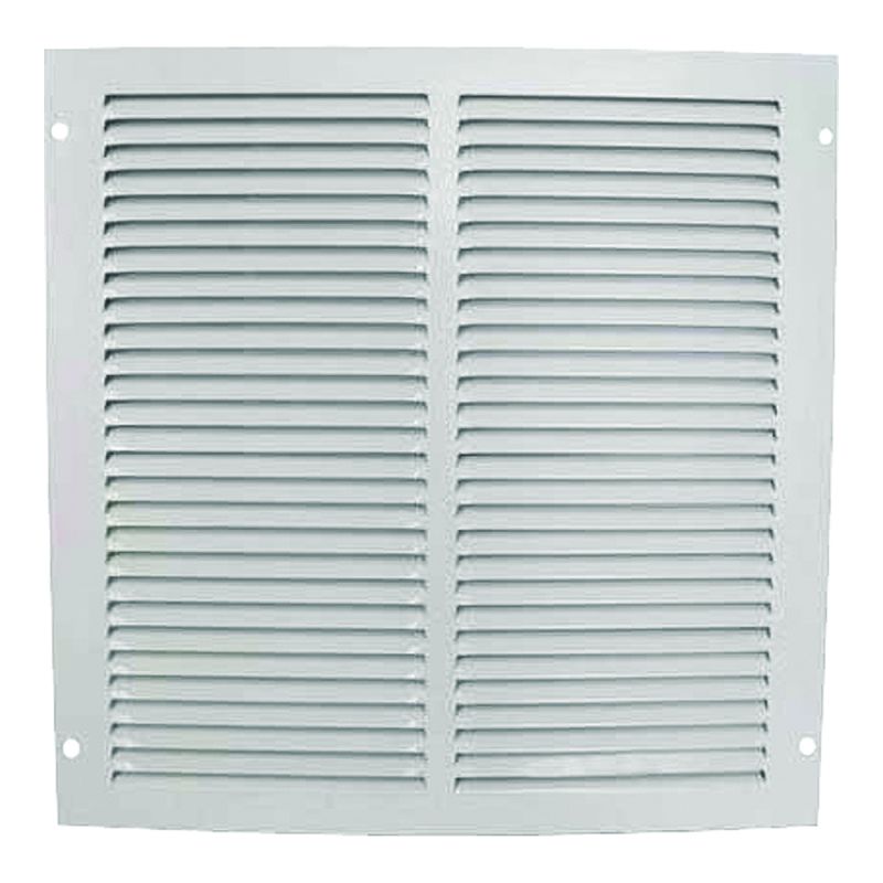 ProSource 1RA1212 Air Return Grille, 13-3/4 in L, 13-3/4 in W, Square, Steel, White, Powder Coated White