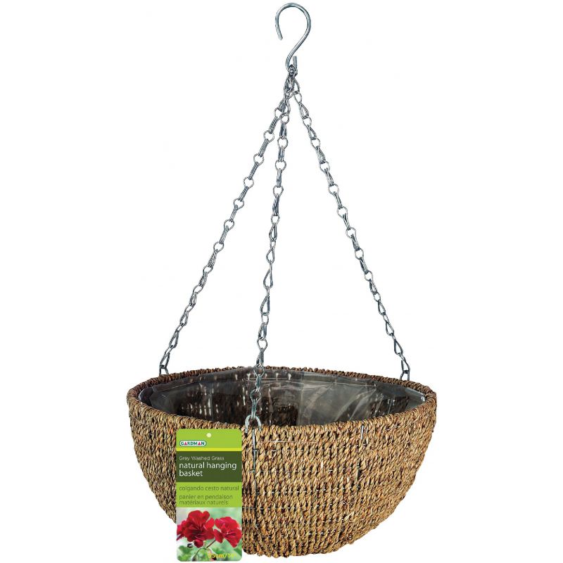 Gardman Woven Rope Hanging Plant Basket