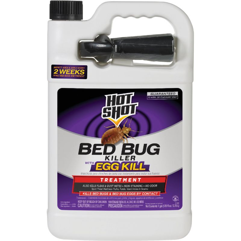 Hot Shot Flea &amp; Bedbug Killer 1 Gal., Trigger Spray