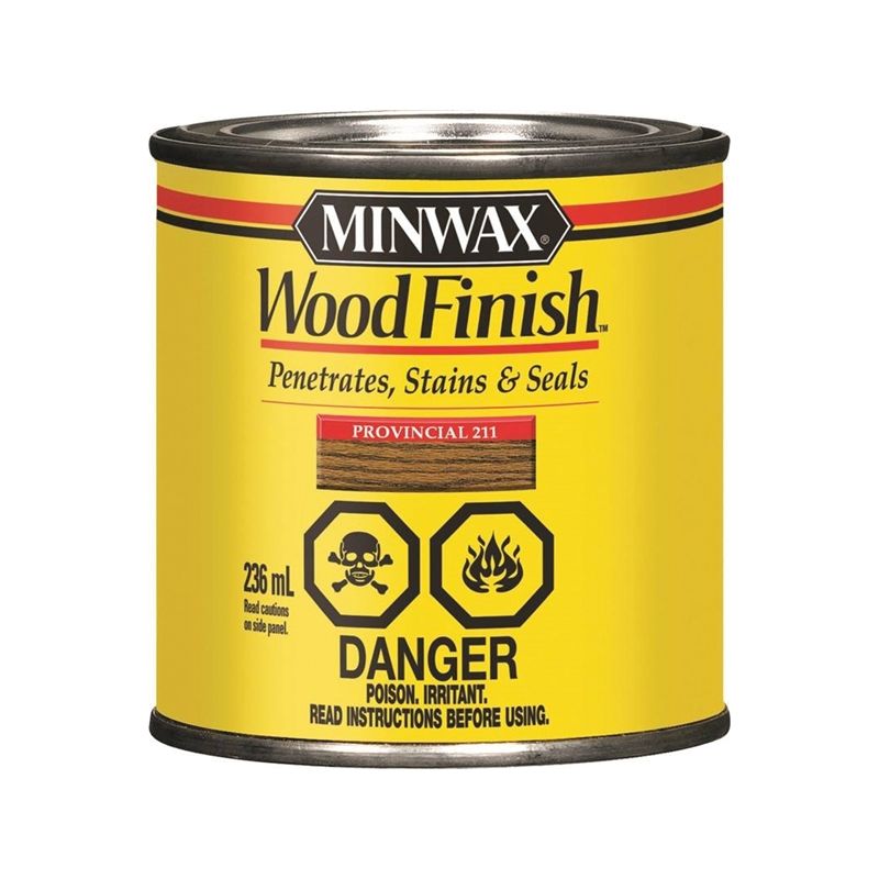 Minwax 211014444 Wood Stain, Provincial, Liquid, 236 mL, Can Provincial