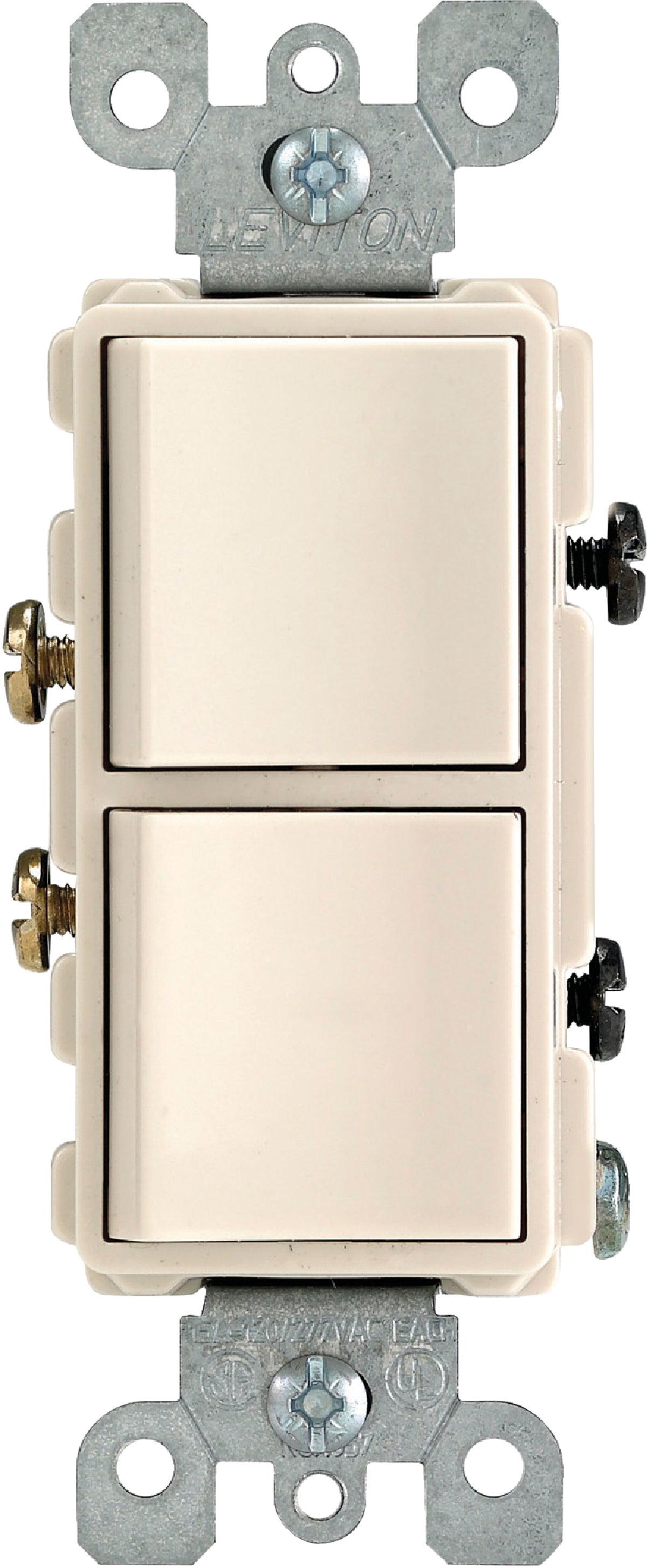 Buy Leviton Single Pole Duplex Switch Light Almond 15