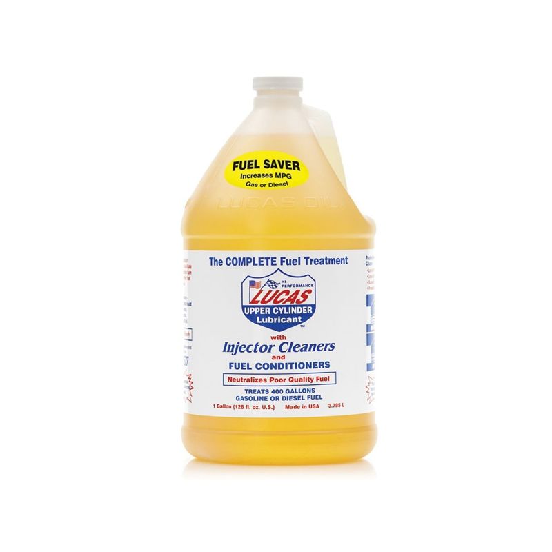 Lucas Oil 10013 Fuel Treatment, 1 gal Bottle Clear Yellow