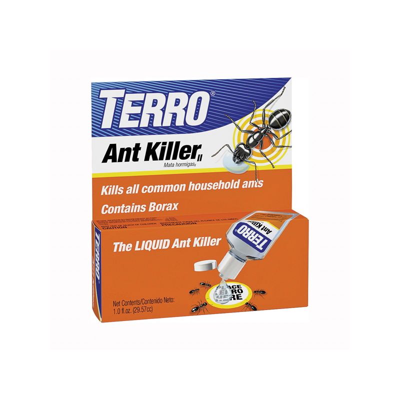 Terro T100-12 Ant Killer, Liquid, Sweet, 1 oz Clear