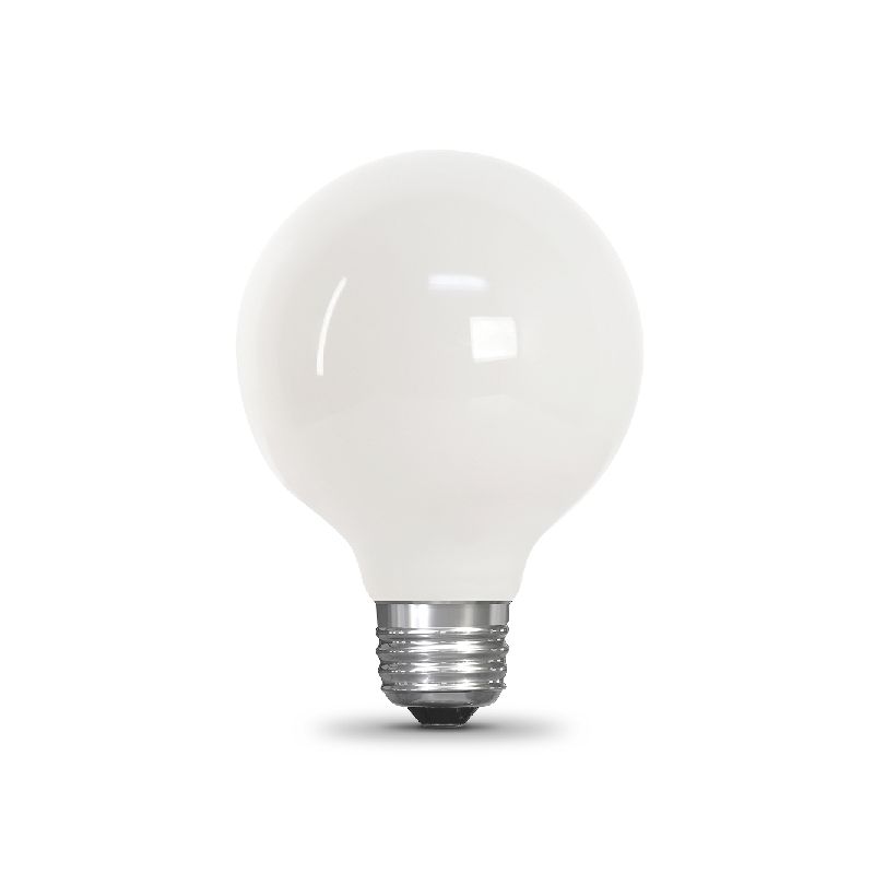 Feit Electric BPG2560W/950CA/FIL LED Bulb, Globe, G25 Lamp, 60 W Equivalent, E26 Lamp Base, Dimmable, Daylight Light