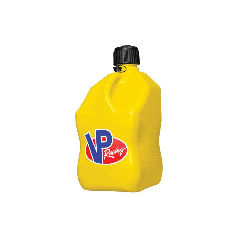 VP Fuel 3556 Motorsport Container, 5 gal Capacity, Polyethylene, Yellow 5 Gal, Yellow