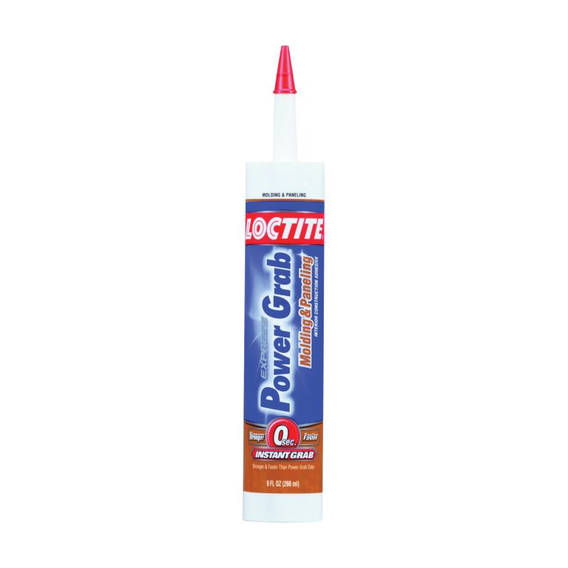 Loctite 2023759 Paneling Adhesive, White, 9 oz Cartridge White (Pack of 12)