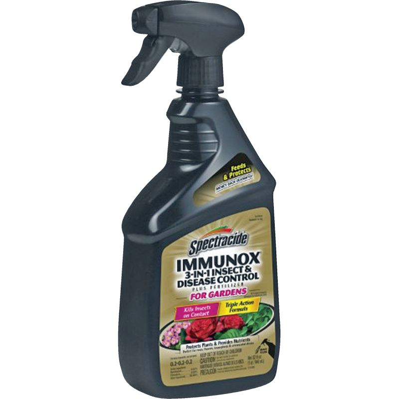 Spectracide Immunox 3-In-1 Insect &amp; Disease Killer 32 Oz., Trigger Spray