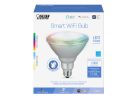Feit Electric PAR38/RGBW/CA/AG Smart Bulb, 11.1 W, Wi-Fi Connectivity: Yes, Voice Control, E26 Medium Lamp Base