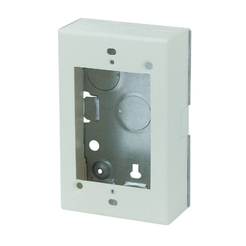 Wiremold Steel Outlet Box Ivory