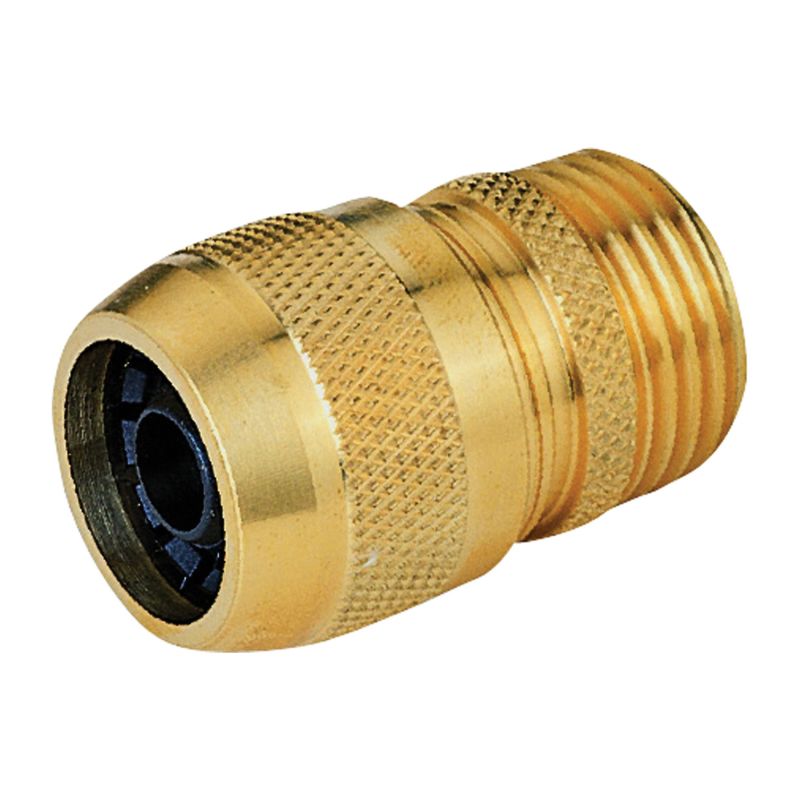 Landscapers Select GB8123-1(GB9210) Hose Coupling, 5/8 in, Male, Brass, Brass Brass