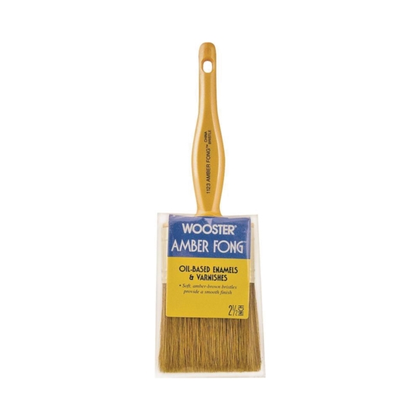 Wooster Q3208-1 Paint Brush, 1 in W, 2-3/16 in L Bristle