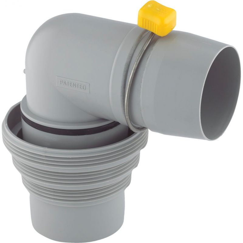 Easy Slip 4-in-1 RV Sewer Hose Adapter With Elbow