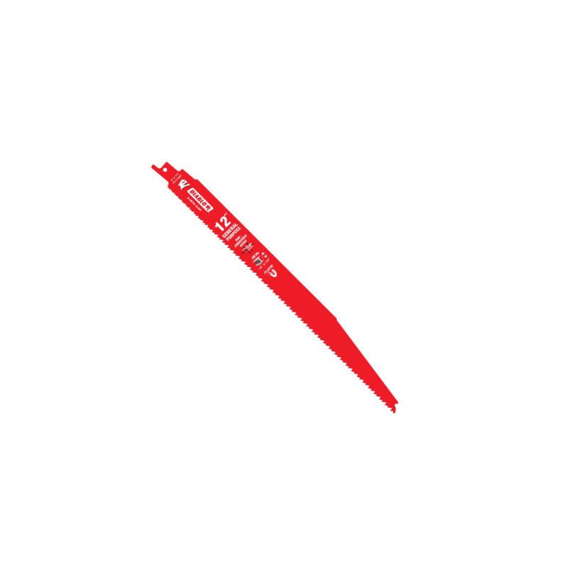 Diablo DS0620BF15 Reciprocating Saw Blade, 6 in L, 20, 24 TPI, Bi-Metal Cutting Edge Red