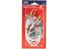 Do it Best 16/3 3-Pack Short Extension Cord Set White, General Purpose, 13A