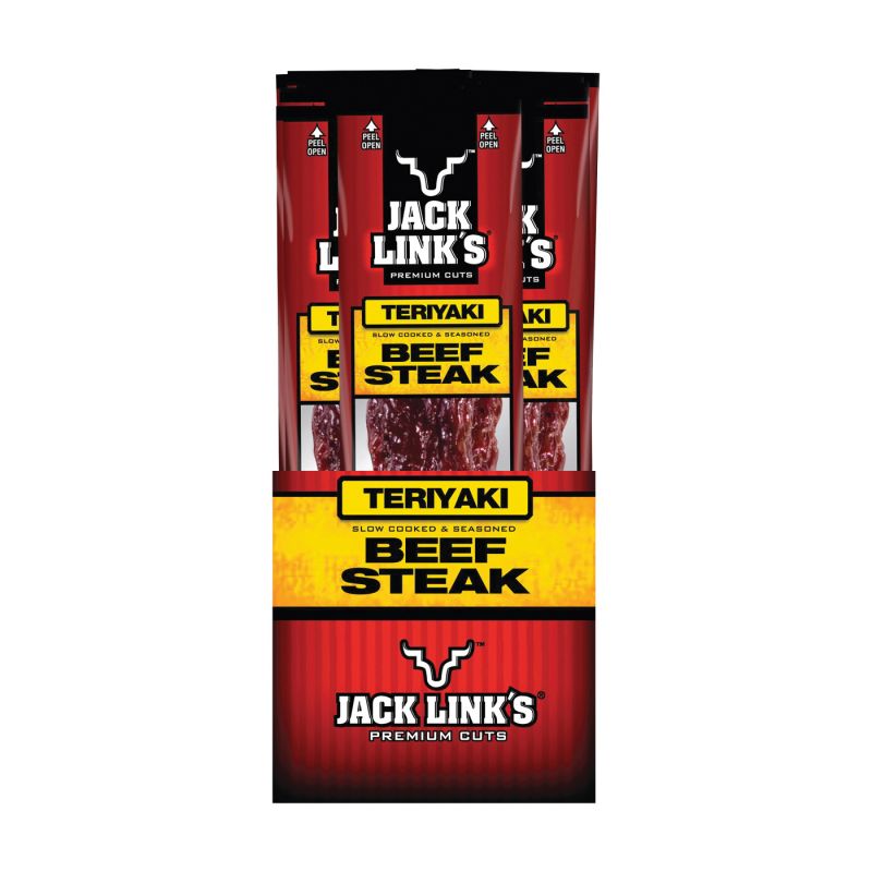 Jack Link&#039;s 02030 Snack, Stick, Teriyaki, 1 oz, Bag
