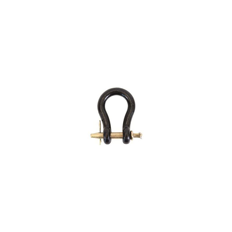 Koch 4002563/M8190 Straight Clevis, 15/16 in, 20000 lb Working Load, 4-5/8 x 1-3/8 in L Usable, Powder-Coated Black