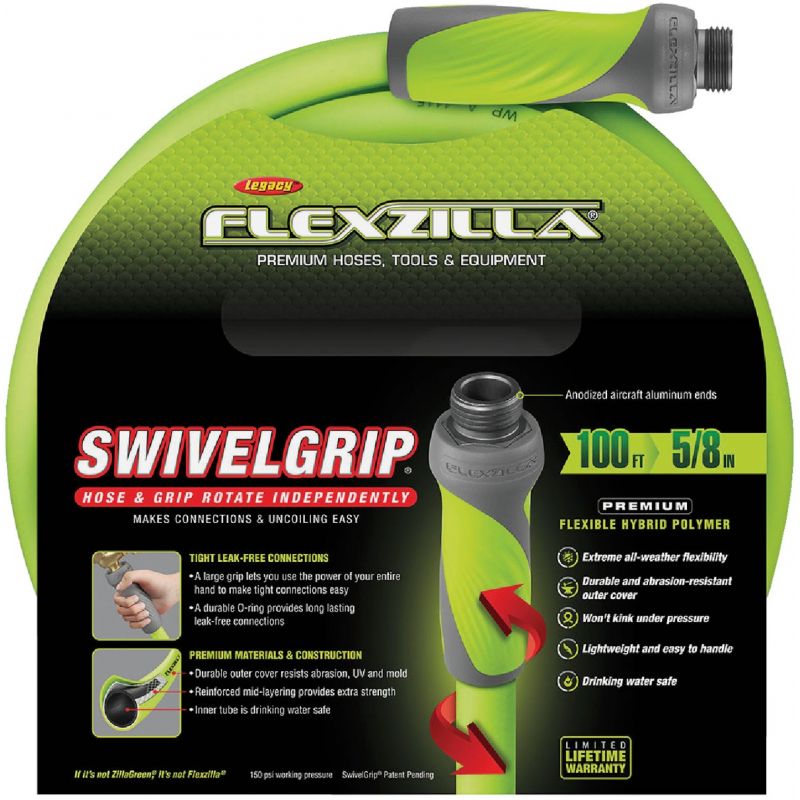 Flexzilla Garden Hose with SwivelGrip Connections