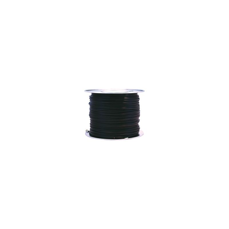 CCI 55667323 Primary Wire, 18 AWG Wire, 1-Conductor, 60 VDC, Copper Conductor, Black Sheath, 100 ft L