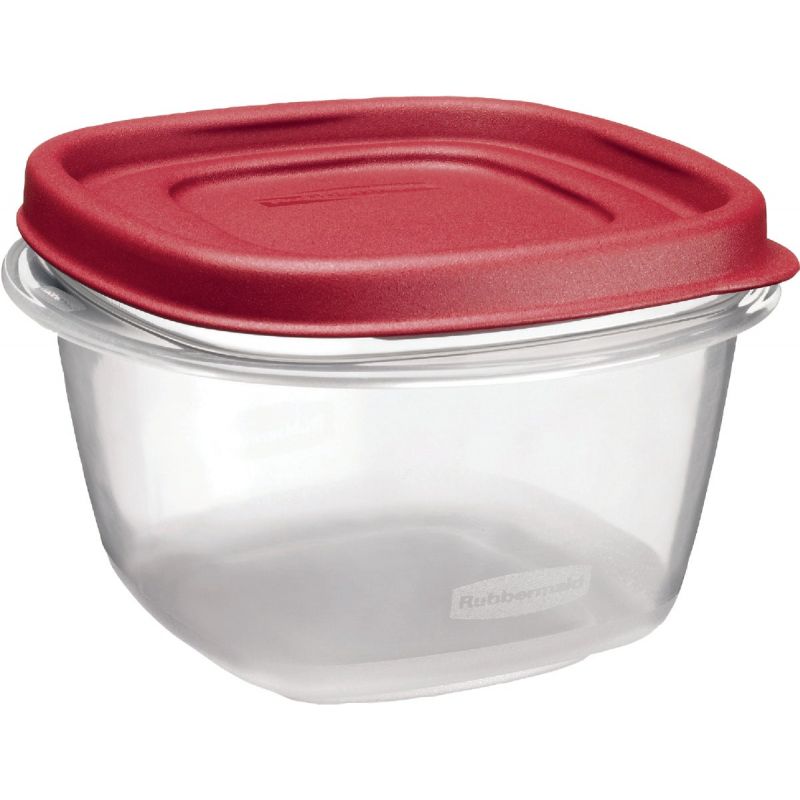 Rubbermaid Easy Find Lids 7-Cup Food Storage and Organization Container,  Racer Red & Easy Find Lids 5-Cup Food Storage and Organization Container