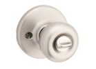 Kwikset 94002-954 Entry Door Lockset, Knob Handle, Satin Nickel, Zinc, KW1, SC1 Keyway, Re-Key Technology: SmartKey