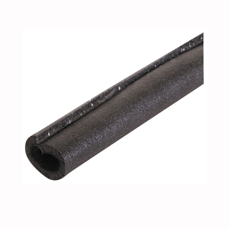 Tundra PC12138TW Pipe Insulation, 6 ft L, Steel, Charcoal, 1-1/4 in Copper, 1 in IPS PVC, 1-3/8 in Tubing Pipe Charcoal